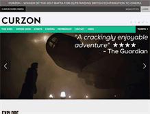 Tablet Screenshot of curzoncinemas.com